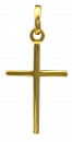 Kreuz Anhänger Double Gold 12 mm x 18 mm